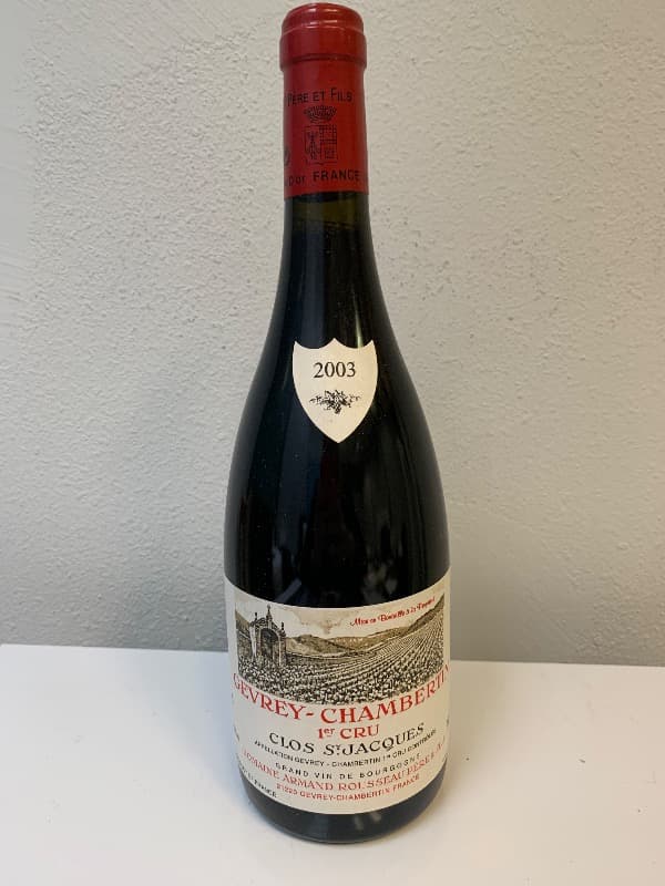 Gevrey-Chambertin, Clos St Jacques, Armand Rousseau, 2003