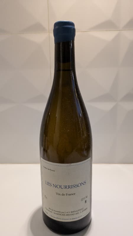 Les Nourrissons, Stéphane Bernaudeau, Vin de France, 2018