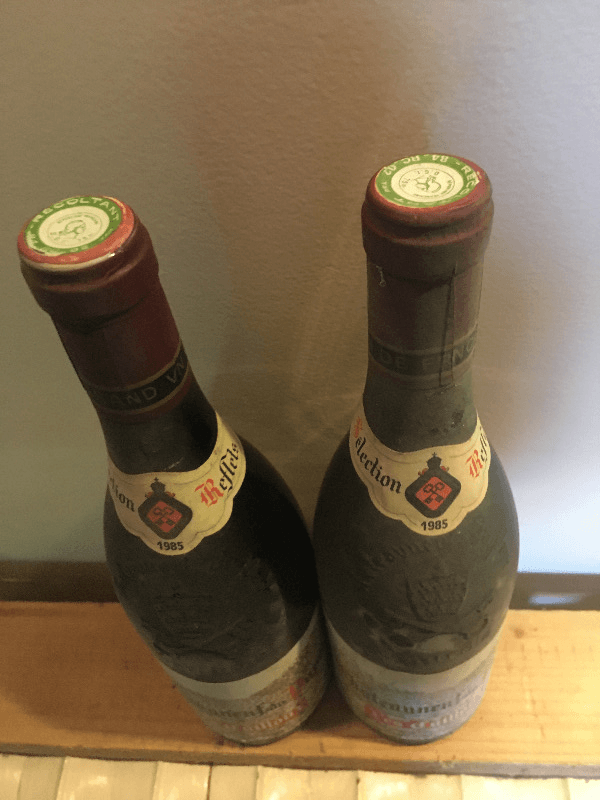 2 x Châteauneuf-du-Pape, LES CAILLOUX, 1985