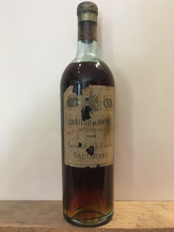 Rayne Vigneau, Sauternes, 1928