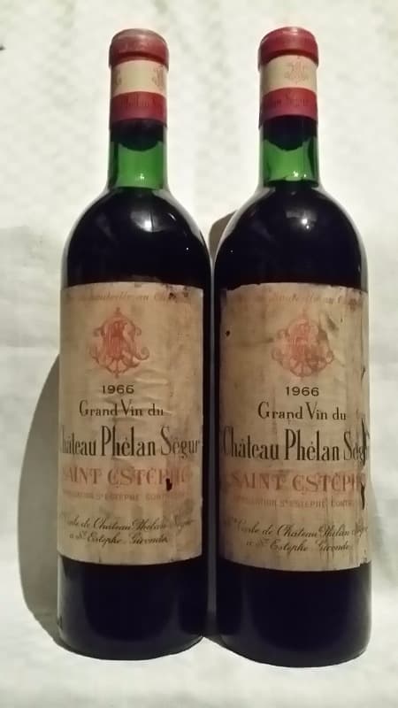 2 x Château Phélan Ségur, Saint-Estèphe, 1966
