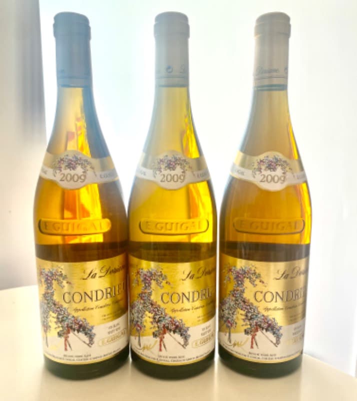 3 x Condrieu, La Doriane, E.GUIGAL, 2009