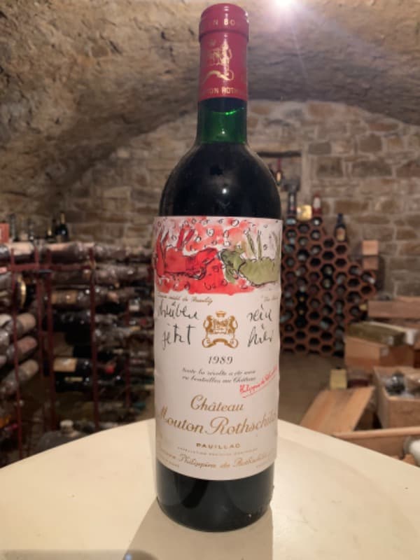château Mouton Rothschild, Pauillac, 1989