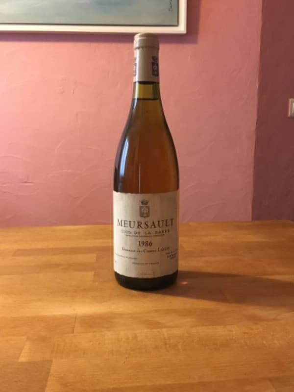 Meursault, Clos de la Barre, Comtes Lafon, 1986