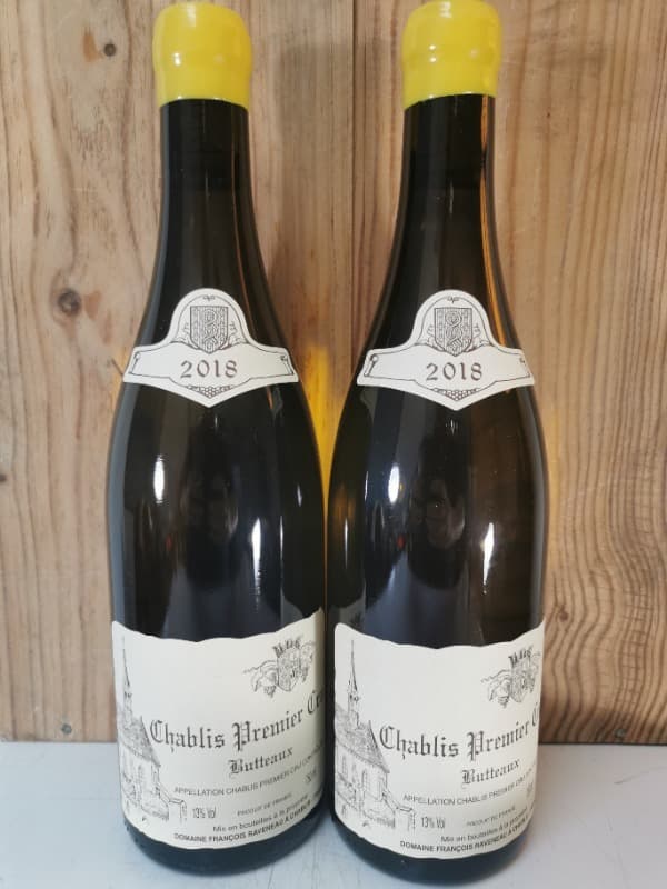 2 x Chablis Premier Cru, Butteaux, Domaine François Raveneau, 2018