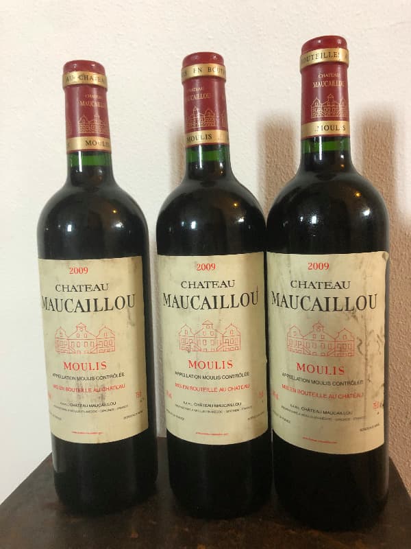 3 x Château Maucaillou, Moulis, 2009