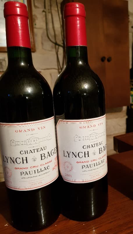 2 x Château Lynch Bages, Pauillac, 2001
