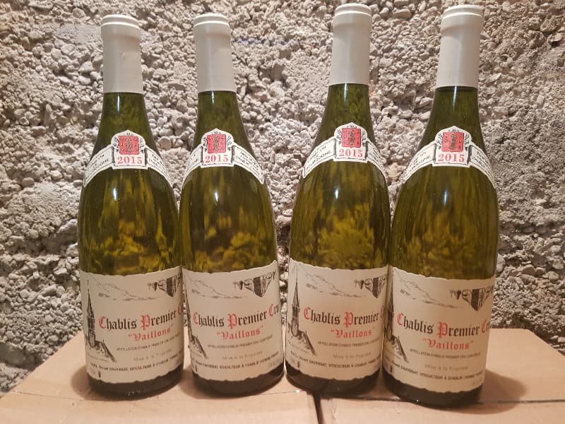 4 x Chablis Premier Cru, Vaillons, Vincent Dauvissat, 2015
