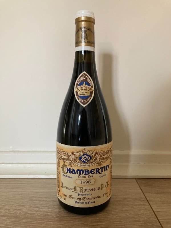 Chambertin, Grand cru, Armand Rousseau, 1998