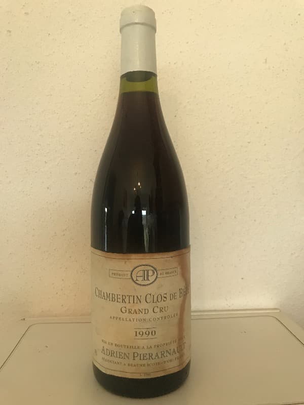 Chambertin-Clos de Bèze, Adrien Pierarnault, 1990