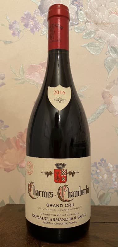 Gevrey-Chambertin, Charmes Chambertin Gd Cru, Domaine Armand Rousseau, 2016