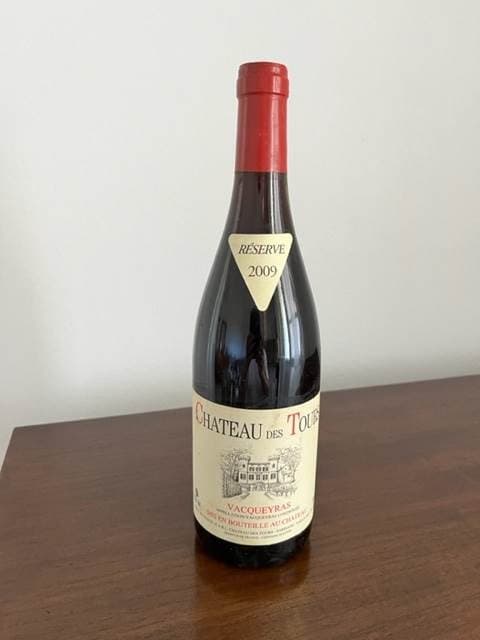 Vacqueyras, chateau des tours, 2009