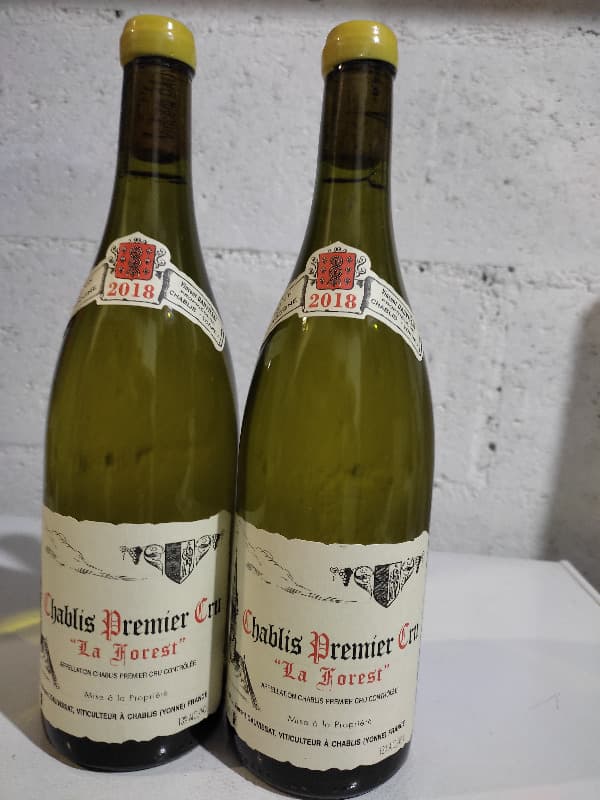 2 x Chablis Premier Cru, "La Forest", Vincent Dauvissat, 2018