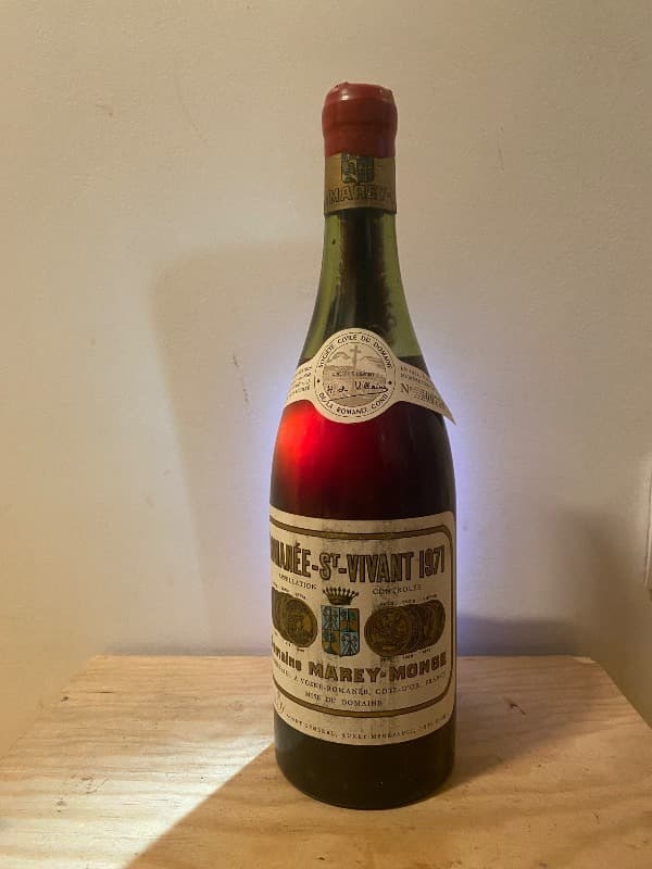 Romanée-Saint-Vivant, Marey-Monge, Domaine de la Romanée Conti, 1971