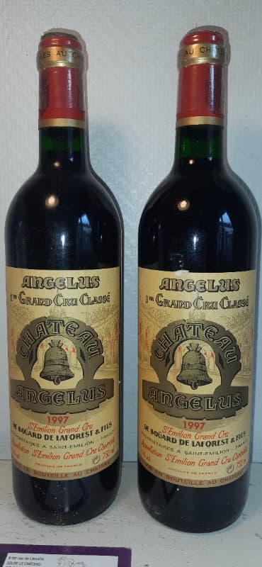 2 x château l'Angélus, Saint-Émilion Grand Cru, 1997