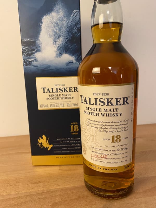 Talisker 18 ans Single Malt Scotch Whisky, Whisky