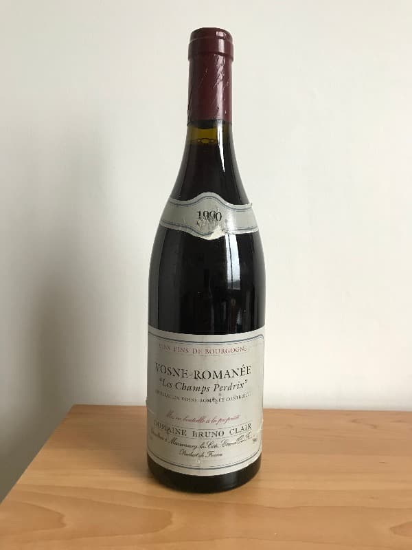 Vosne-Romanée, Les Champs Perdrix, Bruno CLAIR, 1990