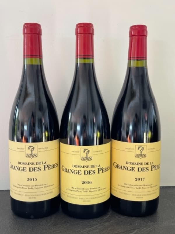 Vertical 2015 2016 2017, Granges des Pères, Vin de Pays de l'Hérault