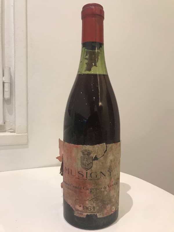 Musigny, Comte Georges de Vogüe, 1961