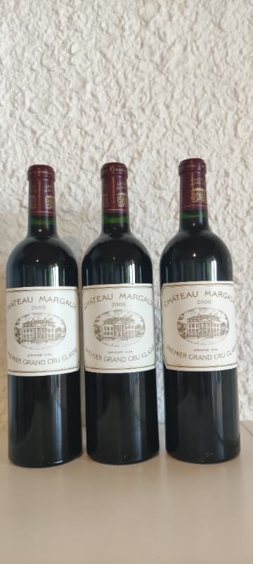 3 x Château Margaux, Margaux, 2006