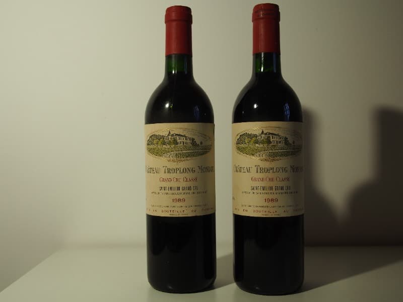 2 x Château Troplong-Mondot, Saint-Émilion, 1989
