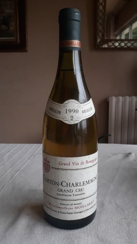 Corton-Charlemagne, Grand cru, Moillard, 1990