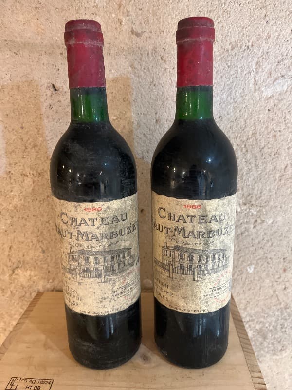 2 x château Haut-Marbuzet, Saint-Estèphe, 1986