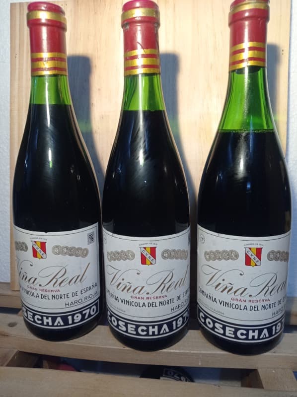 3 x Viña Real Gran Reserva 1970, Viña Real CVNE, Rioja, 1970