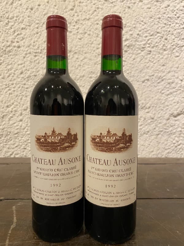 2 x Château Ausone, Saint-Émilion Grand Cru, 1992