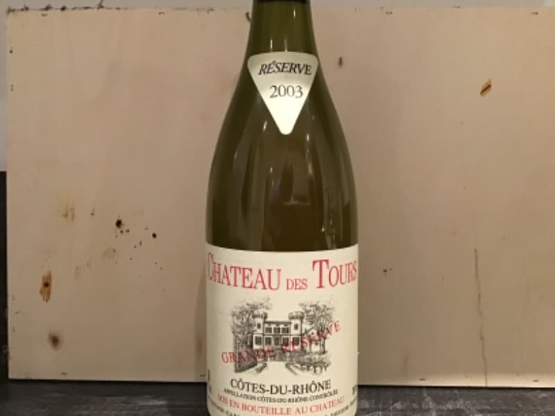 Côtes-du-Rhône, Château des Tours (Bc/Wh), 2003