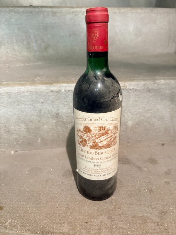 Château Beauséjour, Saint-Émilion Grand Cru, 1986