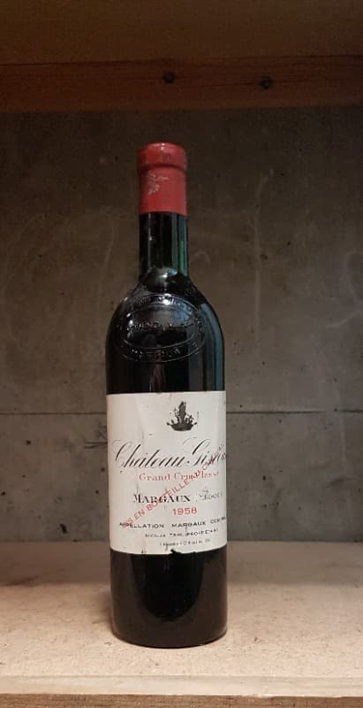 Château GISCOURS, Margaux, 1958