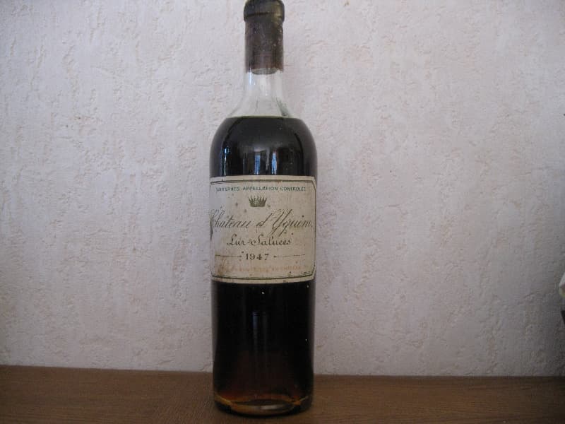 Lur-Saluces, château d'Yquem, Sauternes, 1947
