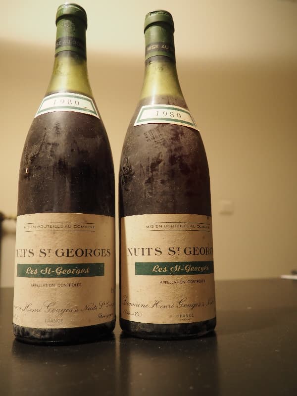 2 x Nuits-Saint-Georges, Les Saint Georges, Domaine Henri Gouges, 1980