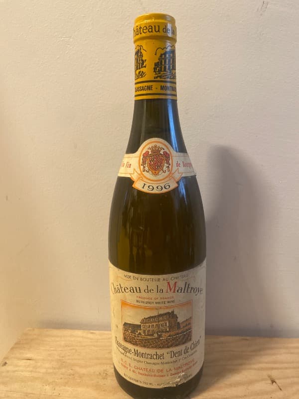 Chassagne-Montrachet, Dent de chien, Château de la Maltroye, 1996