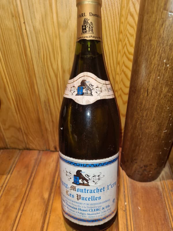 Puligny-Montrachet, Les Pucelles 1er cru, Henri Clerc et fils, 1993