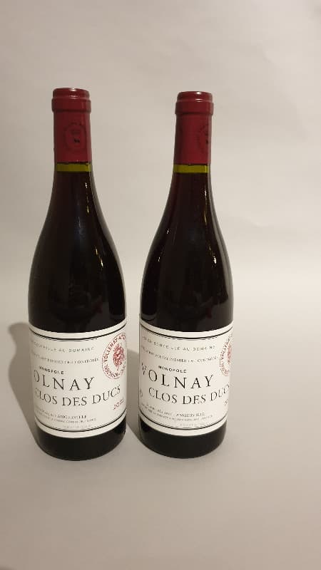 2 x Volnay, 1er Cru Clos des Ducs, Domaine Marquis d'Angerville, 2002