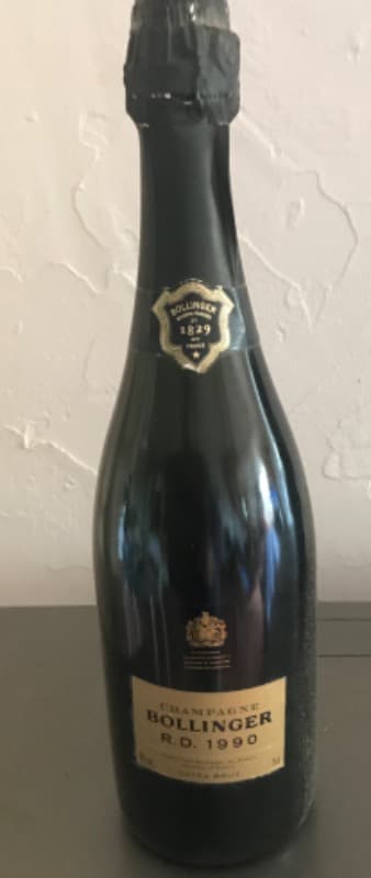 RD, Bollinger, Champagne, 1990