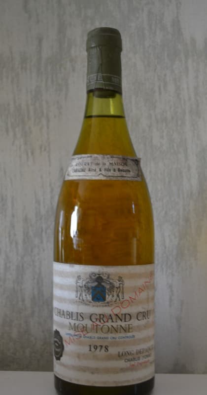 Chablis, moutonne, labaume ainé & fils, 1978