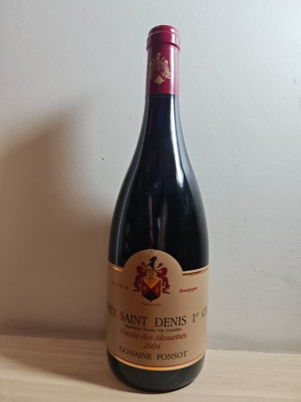 Morey-Saint-Denis, 1er Cru - Cuvée des Alouettes, Domaine Ponsot, 2004