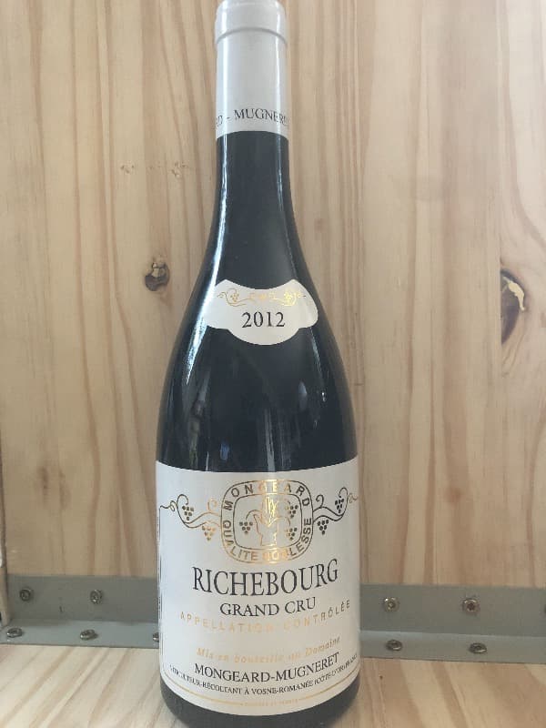 Richebourg, Mongeard-mugneret, 2012