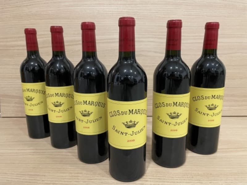6 x Clos du Marquis, Léoville Las Cases, Saint-Julien, 2008