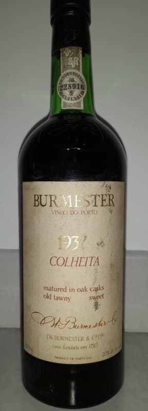 BURMESTER COLHEITA, BURMESTER, Porto, 1937