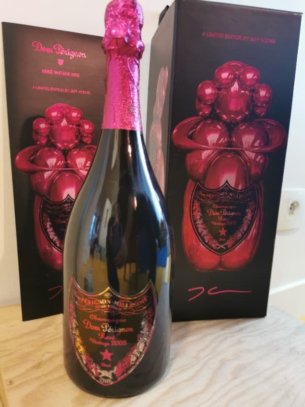 Dom Pérignon Rosé - limited Edition Jeff Koons, Moët & Chandon, Champagne, 2003
