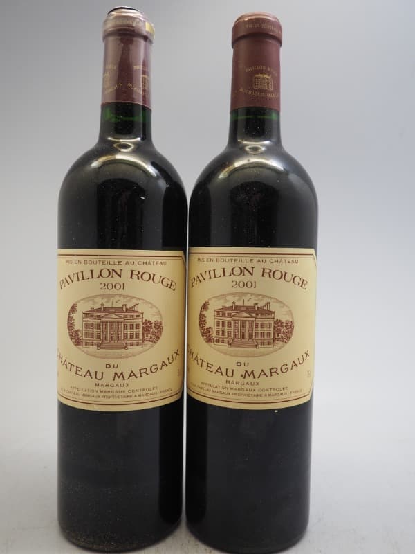 2 x Pavillon rouge, Château Margaux, Margaux, 2001