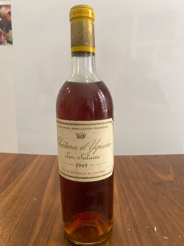 Château d’Yquem, Sauternes, 1969