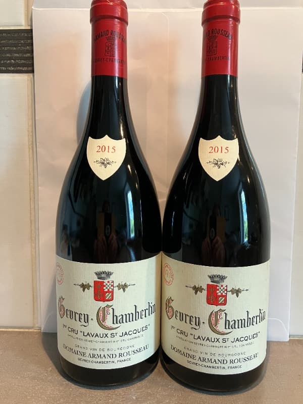 2 x Gevrey-Chambertin, 1er cru - Lavaux St Jacques, Domaine Armand Rousseau, 2015