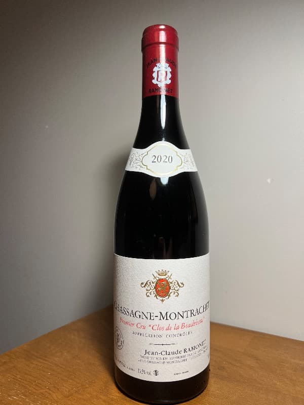 Chassagne-Montrachet, 1er Cru Clos de la Boudriotte, J.C. Ramonet, 2020