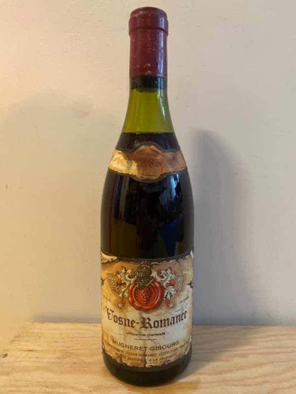 Vosne-Romanée, Mugneret Gibourg, 1985