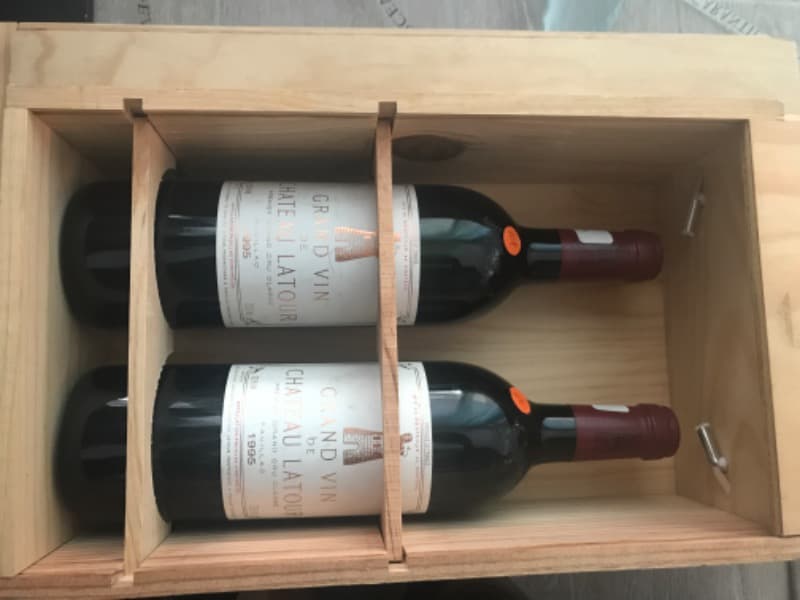 2 x Grand Vin de Château Latour, Pauillac, 1995